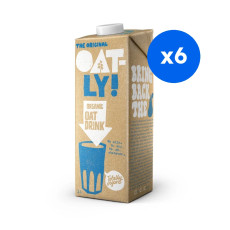 OATLY - BOISSON VEGETALE AVOINE ORIGINAL BRIQUE 1L x6 BIO