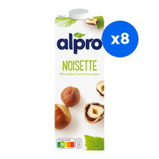 ALPRO - BOISSON VEGETALE NOISETTE BRIQUE 1L x8
