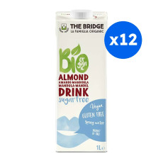 THE BRIDGE - BOISSON VEGETALE AMANDE SANS SUCRES 1L x12 BIO