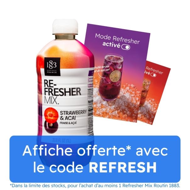 ROUTIN 1883 - REFRESHER MIX FRAISE ACAI 1L