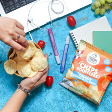 Graam - Chips soufflées oignon et poivre de tellichery 20g x20