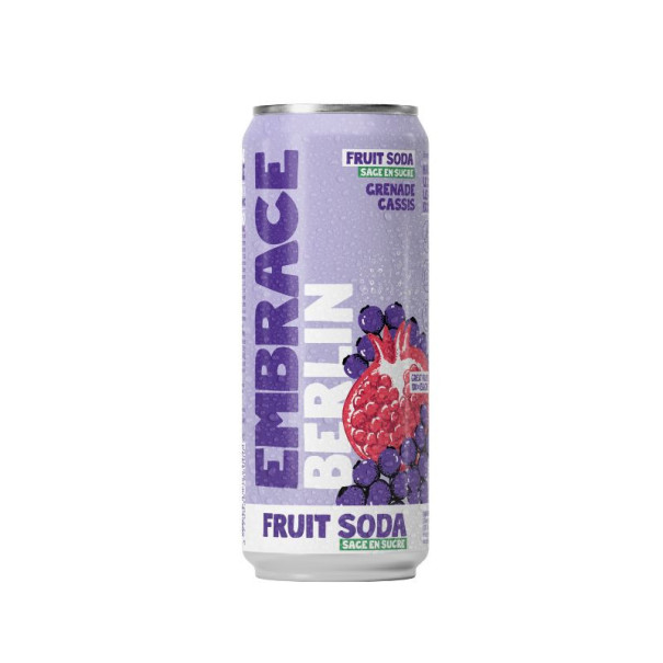 Embrace - Soda Berlin grenade cassis canette 330ml x12