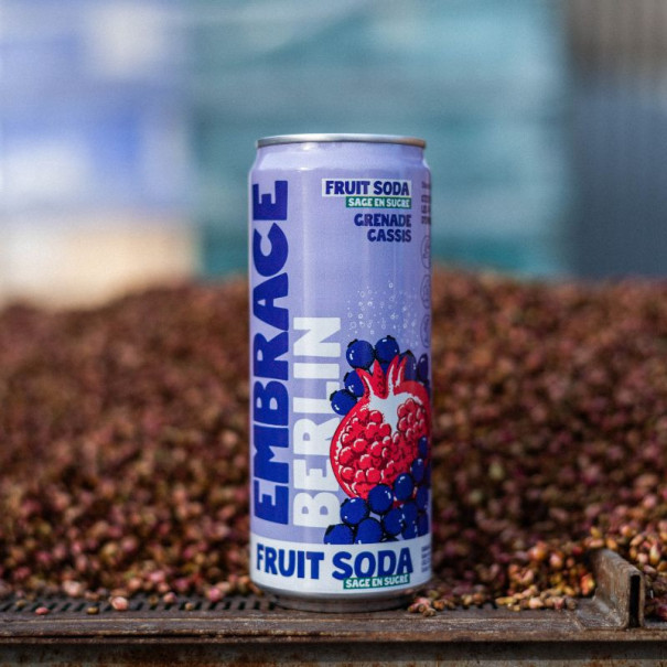 Embrace - Soda Berlin grenade cassis canette 330ml x12