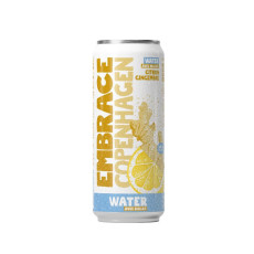 Embrace -  Eau pétillante Copenhagen citron gingembre canette 330ml x12
