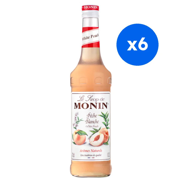 MONIN - SIROP PECHE BLANCHE 700ML BOUTEILLE VERRE