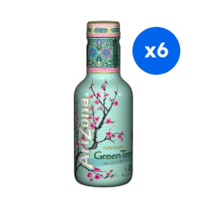 ARIZONA - THE VERT GINSENG MIEL 500ML x6