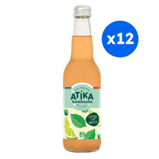 ATIKA - KOMBUCHA CITRON VERT MENTHE 330ML x12 BIO