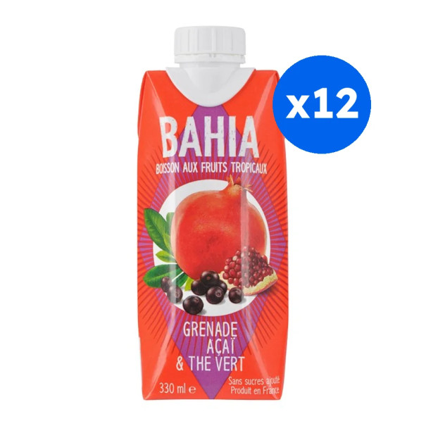BAHIA - GRENADE ACAI THE VERT 330ML x12