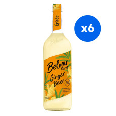 BELVOIR - GINGER BEER PETILLANT BOUTEILLE VERRE 750ML x6 BIO