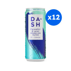 DASH - EAU PETILLANTE CONCOMBRE MENTHE CANETTE ALU 330ML x12