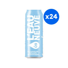 EAU NEUVE - EAU MINERALE NATURELLE PLATE CANETTE ALU 330ML x24