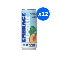EMBRACE - SODA MARSEILLE PECHE MENTHE CANETTE 330ML x12
