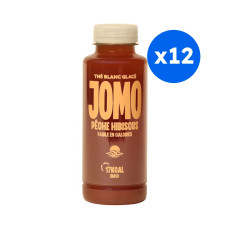 JOMO - THE GLACE THE BLANC PECHE HIBISCUS 350ML x12 BIO