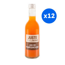 JUSTE LE CHOIX DU FRUIT - JUS PAMPLEMOUSSE BOUTEILLE VERRE 250ML x12