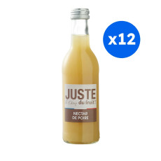 JUSTE LE CHOIX DU FRUIT - NECTAR POIRE BOUTEILLE VERRE 250ML x12
