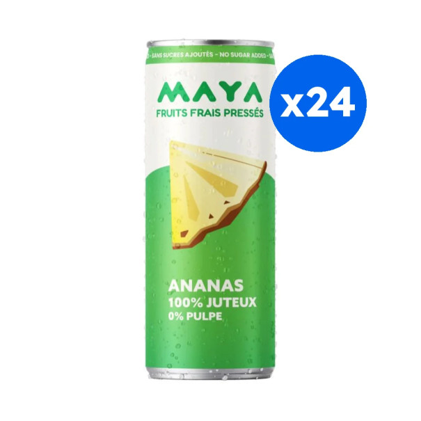 MAYA - JUS ANANAS CANETTE 330ML x24