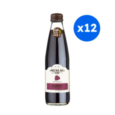 MENEAU - JUS RAISIN ROUGE BOUTEILLE VERRE 250ML x12 BIO