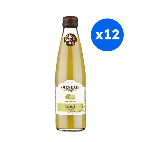 MENEAU - NECTAR KIWI BOUTEILLE VERRE 250ML x12 BIO