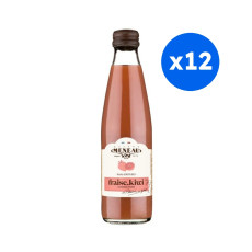 MENEAU - NECTAR KIWI FRAISE BOUTEILLE VERRE 250ML x12 BIO