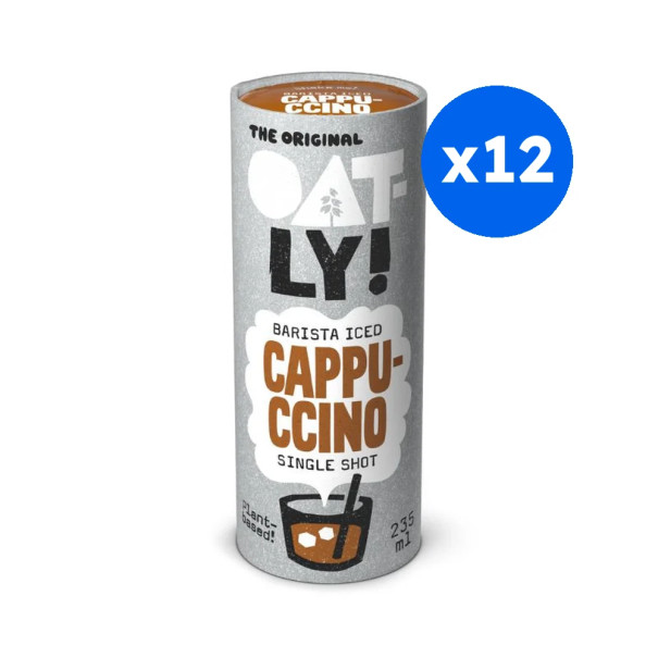OATLY - BARISTA ICED CAPPUCCINO AVOINE CANETTE CARTON 235ML x12