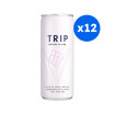 TRIP - EAU PETILLANTE SUREAU MENTHE INFUSION CBD CANETTE ALU 250ML x12