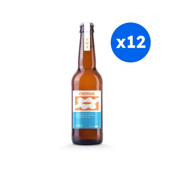UMA - ENERGIE BOUTEILLE VERRE 330ML x12