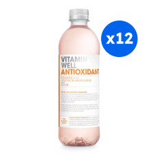 VITAMIN WELL - ANTIOXYDANT PECHE BOUTEILLE PET 500ML x12