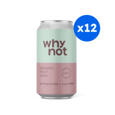 WHY NOT - SODA CRAFT GRENADE CONCOMBRE CANETTE 330ML x12 BIO