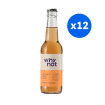 WHY NOT - SODA CRAFT PECHE GINGEMBRE BOUTEILLE VERRE 330ML x12 BIO