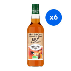 MENEAU - SIROP PECHE BOUTEILLE VERRE 500ML BIO