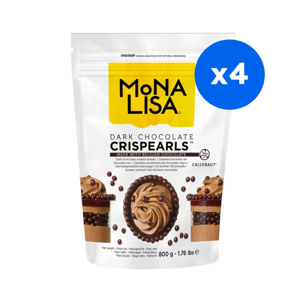 MONA LISA - CRISPEARLS CHOCOLAT NOIR 800G