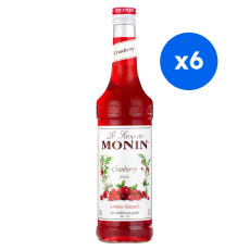 MONIN - SIROP CRANBERRY 700ML BOUTEILLE VERRE
