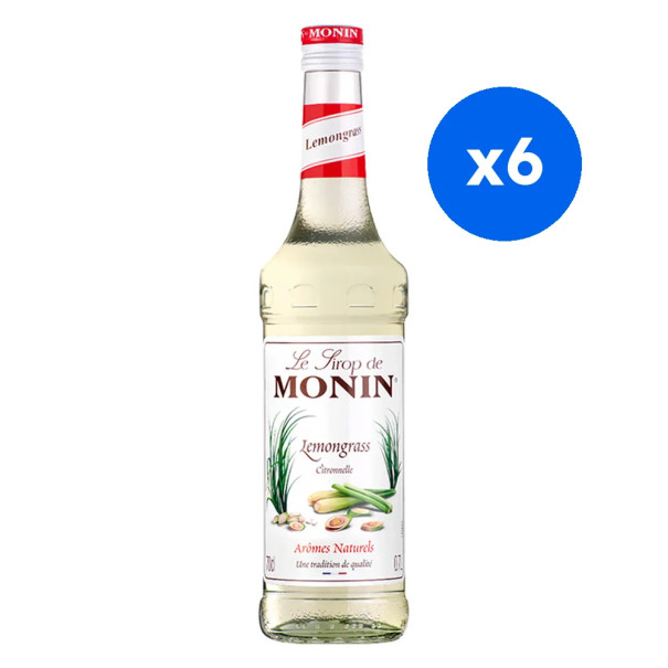 MONIN - SIROP LEMONGRASS CITRONNELLE 700ML BOUTEILLE VERRE