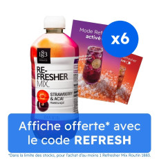 ROUTIN 1883 - REFRESHER MIX FRAISE ACAI 1L