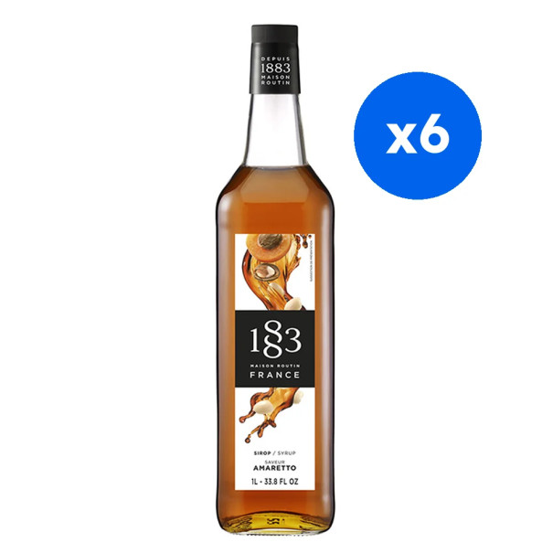 ROUTIN 1883 - SIROP AMARETTO 1L BOUTEILLE VERRE