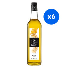 ROUTIN 1883 - SIROP BANANE JAUNE 1L BOUTEILLE VERRE
