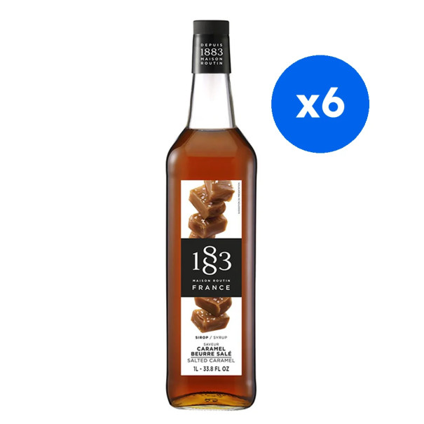 ROUTIN 1883 - SIROP CARAMEL BEURRE SALE 1L BOUTEILLE VERRE