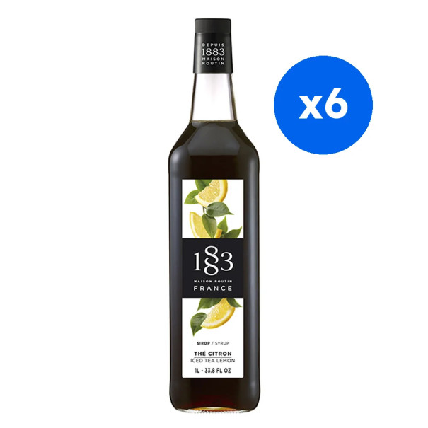 ROUTIN 1883 - SIROP THE CITRON 1L BOUTEILLE VERRE