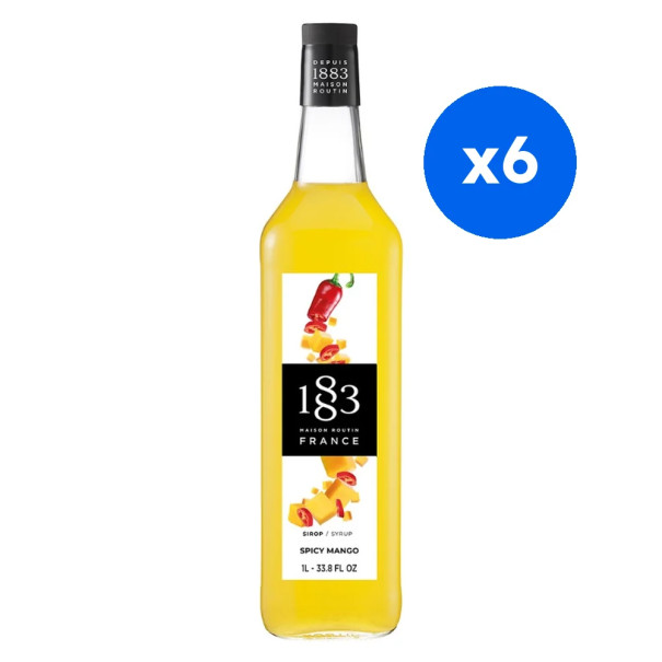 ROUTIN 1883 - SPICY MANGO SIROP 1L BOUTEILLE VERRE