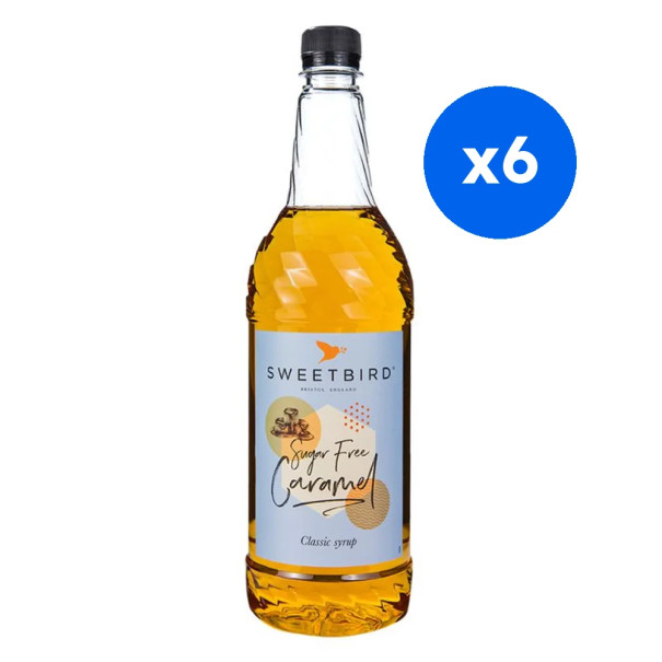 SWEETBIRD - SIROP CARAMEL SANS SUCRE 1L BOUTEILLE PET
