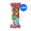 ALINE ET OLIVIER - MINI SNACK AMANDES CHOCOLAT BARRE 18G x36