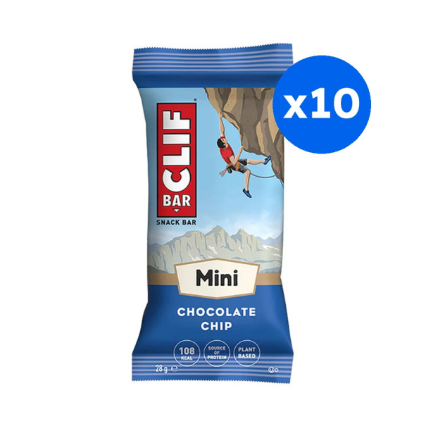 CLIF BAR - MINI BARRE CHIP PEPITES DE CHOCOLAT 28G x10