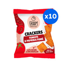 GRAAM - CRACKERS TOMATE PAPRIKA 30G x10