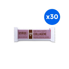 SUPERNATURE - BARRE CHOCOLAT NOISETTE MATCHA COLLAGENE 32G x30