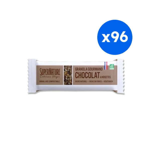 SUPERNATURE - BARRE CHOCOLAT VRAC 40G x96 BIO