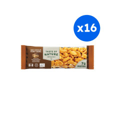 TASTE OF NATURE - BARRE CHOCOLAT PEANUT CARAMEL 40G x16 BIO