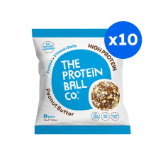 THE PROTEIN BALL - PEANUT BUTTER HIGH PROTEIN 45G x10