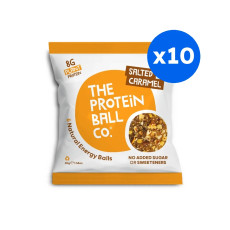 THE PROTEIN BALL - SALTED CARAMEL PLANT PROTEIN 45G x10