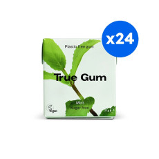 TRUE - CHEWING-GUM MENTHE VERTE SANS SUCRES PRÉSENTOIR 21G x24