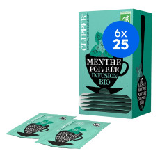 CLIPPER - INFUSION MENTHE POIVREE 1.50G x25 BIO